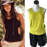 Free People NWOT Movement Ribbed Cut Out Tank Top Photo 1