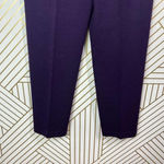 St. John Santana Knit Pleated Pants in Purple Size US 2 Photo 6