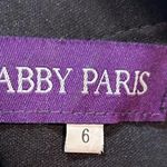 Abby Paris Black and Gold Evening Out Dress Size 6 (Flaw in Hem) Photo 9