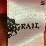 Grail Size Small Sublimation & Foil Print Fitted Baby Tee. Made in USA New Pink Photo 5