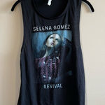 Selena Gomez ✨  Black Revival Tank Top Small Photo 0