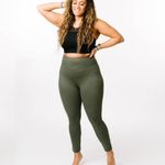 Zyia Active Light n Tight High Rise 7/8 Leggings Winter Olive Vibrations Size 12 Photo 2