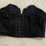 Victoria's Secret Black Velvet Bustier Photo 1