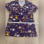 Dickies Scrub Top Woman’s Halloween Owl 🎃🦉👻 Photo 2