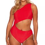 Beach Riot  Celine One Shoulder Cutout One Piece Swimsuit Photo 0