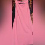 Elegant Pink Midi Dress in Baby Pastel Pink‎ Photo 2