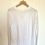 Free People Women's XS Your Girl Ruffle Tunic Dress White Boho Flowy Casual Photo 8