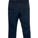 Madewell Stovepipe Jeans in Banberry Wash Raw-Hem Size 27 Black Charcoal NA940 Photo 1