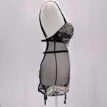 Victoria's Secret Victoria’s Secret Padded Babydoll Nightie Sexy Lingerie With Garters 32DD Photo 5