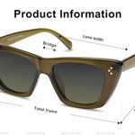 Sojos New Open Box  Retro Trendy Cat Eye Polarized Sunglasses 4 Women Cute Style Photo 4