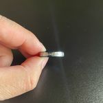 Blue and silver forever love ring size 10 Photo 3