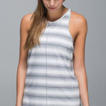 Lululemon  Find Your Zen Tank Gray Capilano Stripe - Size -  4 Photo 0