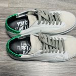 P448 John White Leather Suede Green Croc Sneaker Women EU36 US 6-6.5 Photo 8