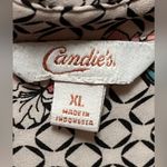 Candie's Floral Button-Up Beautiful Blouse Photo 4