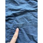 Blair  Chambray Denim Embroidered Floral Dress Women Size 2XL Country Western Photo 2