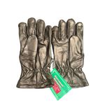 NWT Thinsulate Insolation Black Leather Gloves 40 Gram Size Medium Photo 0