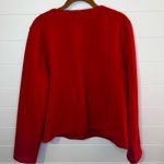 Croft & Barrow Vibrant Red Cardigan Blazer Large Buttons Pockets Holiday XL Photo 7