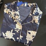 Apt. 9  Navy and Silver Floral pajama set NWT Photo 1