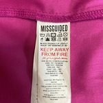Missguided  Pink Satin Square Neck Zip Up Strap Cropped Corset Tank Top Size 6 Photo 6