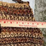 Medium Everyday Straw Woven Summer Shoulder Purse Handbag Coco Brown Photo 5