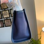 Kate Spade Authentic  Thick canvas and leather trim top zip Satchel/Crosby Photo 6