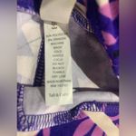 LuLaRoe TC Purple Floral Print Leggings Photo 4