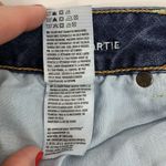 American Eagle  Size 4 Shorts Shortie AEO Low Rise Denim Cuffed Stretch Women's Photo 3