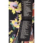 & Other Stories Paris Atelier & Other Stories Black Floral Print Flared Shirt MIDI Dress US 4 Photo 9