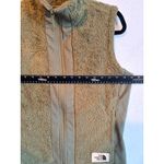 The North Face  Furry Fleece Vest Green Zip Up Size M Photo 3