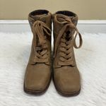 Crown Vintage Women's Lace Up Heeded Holliss Boots Mocha Tan Brown Size 7.5 Photo 1
