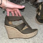 Michael Kors Wedges Olive Green Size 6.5 Photo 0