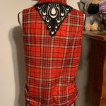 No Boundaries Red Plaid Tank Top Photo 5