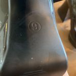 Black and Red Patent Leather Heels with Mary Jane Design Size 9 Photo 4