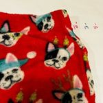 secret treasures CGT PJ bottoms fuzzy fleece women‎ size  Large dogs red pants Photo 4