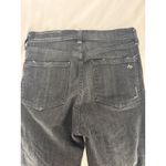 Rag and Bone  Distressed Black Wash Denim Jeans Ripped‎ Knee Slim Fit Size 25 Photo 4