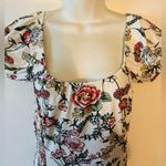Revamped Women’s Stretchy Soft Floral Summer Dress On or off shoulder Mini Cottagecore Photo 1