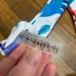 Zaful Colorful Dinosaur Print Cheeky High Waisted Bikini Bottoms White - Size S Photo 2