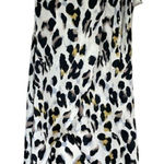 *Jeuvre Adjustable Midi Wrap Skirt Size S Animal Leopard Print Neutral Black Photo 0