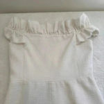 Rebecca Taylor  Off Shoulder Slub Dress Photo 6