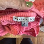 Haute Monde Pink Ruffle Bodysuit Size L Photo 5