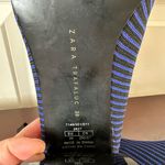 ZARA Trafaluc Contrasting Blue/Black Sock Ankle Boots Size 39 (US 8) New Photo 7