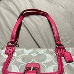Coach Pink and Cream Shoulder Bag Photo 8