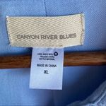 Canyon River Blues Women’s Blue Button Down Top Size XL Photo 2