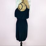 Mimi Chica  Ruffle Top Sleeveless Rayon Dress Black Small Photo 1