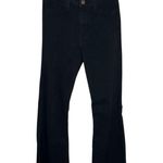 Judy Blue High Waist Raw Hem Flare Jeans Size 25 Black Photo 1
