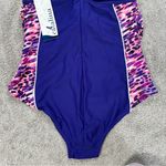 Catalina NWT  Women’s Racer Back Tank One-Piece Swimsuit in Purple Plus Size 2X Photo 6