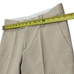 Vertigo Paris  Tan and White Textured Bermuda Summer Shorts Women’s Size 8 Photo 7