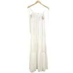Spiritual Gangster  Dolce Embroidered Off White Cream Maxi Dress Women’s Size XS Photo 2
