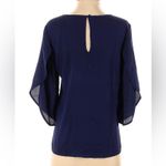 Diane Von Furstenberg  - 3/4 sleeve - dark blue - Size 4 Photo 1