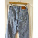 Princess Polly  Jeans Size 4 High Rise Distressed Raw Hem Festival Grunge NWT Photo 6